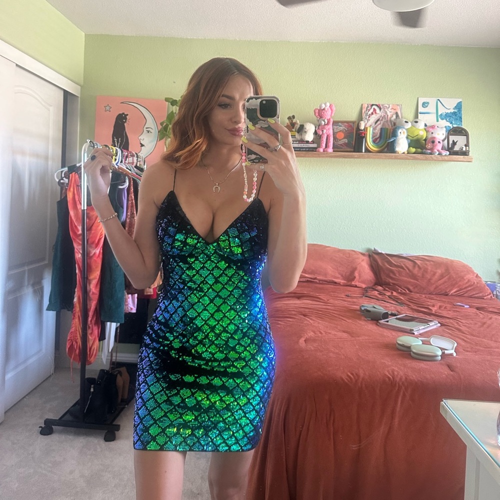 Sequence Backless Mini Dress - image 1